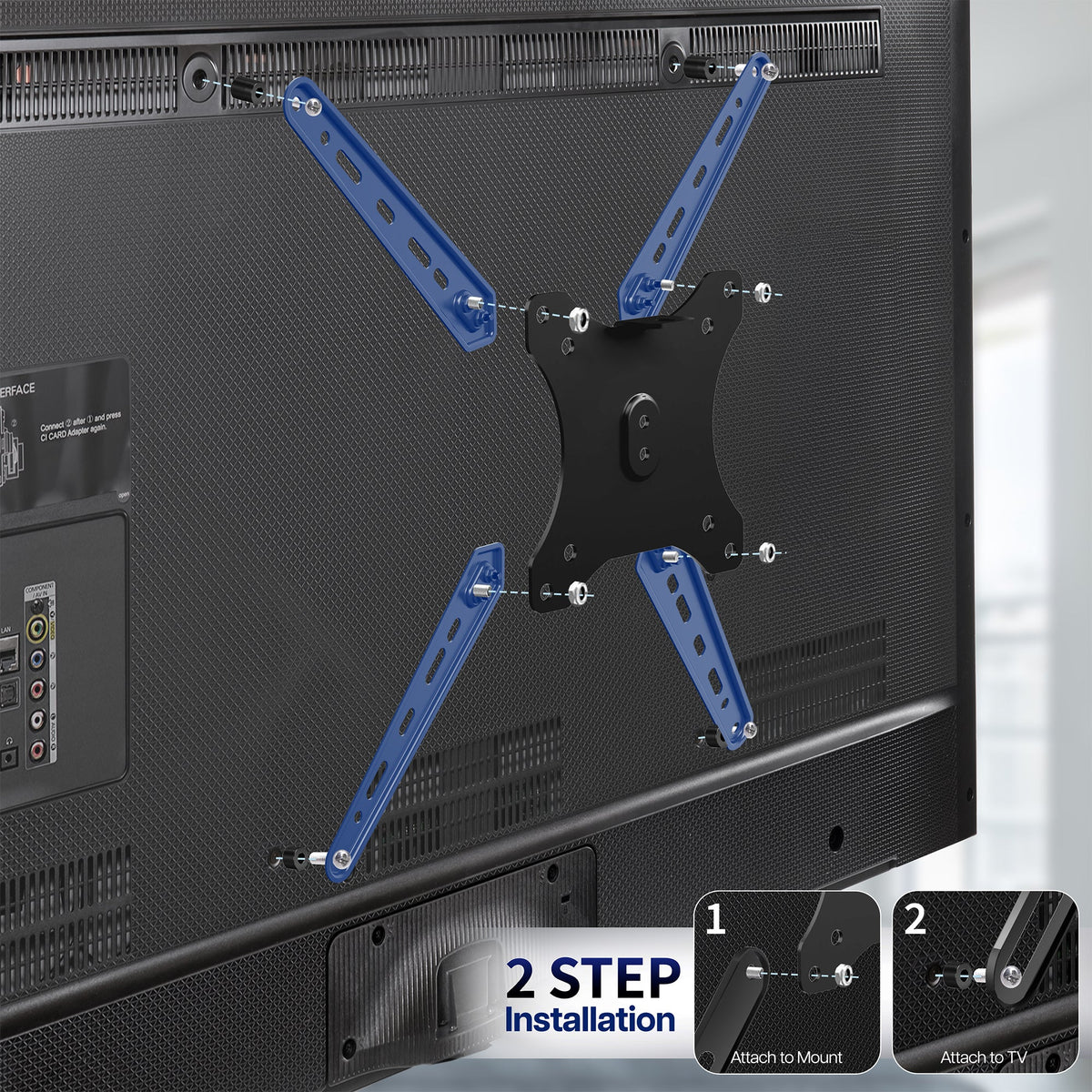 LCD Screen VESA Adapter - 75x75mm & 100x100mm to (100x200mm to 400x400mm)
