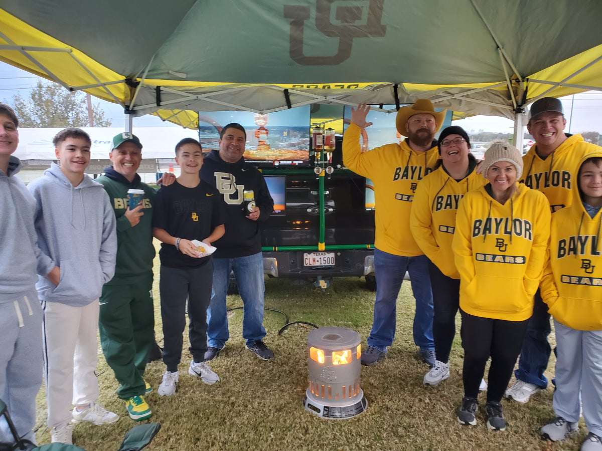 Sic'em Bears!  BearsSquared Tailgating at McLane Stadium!